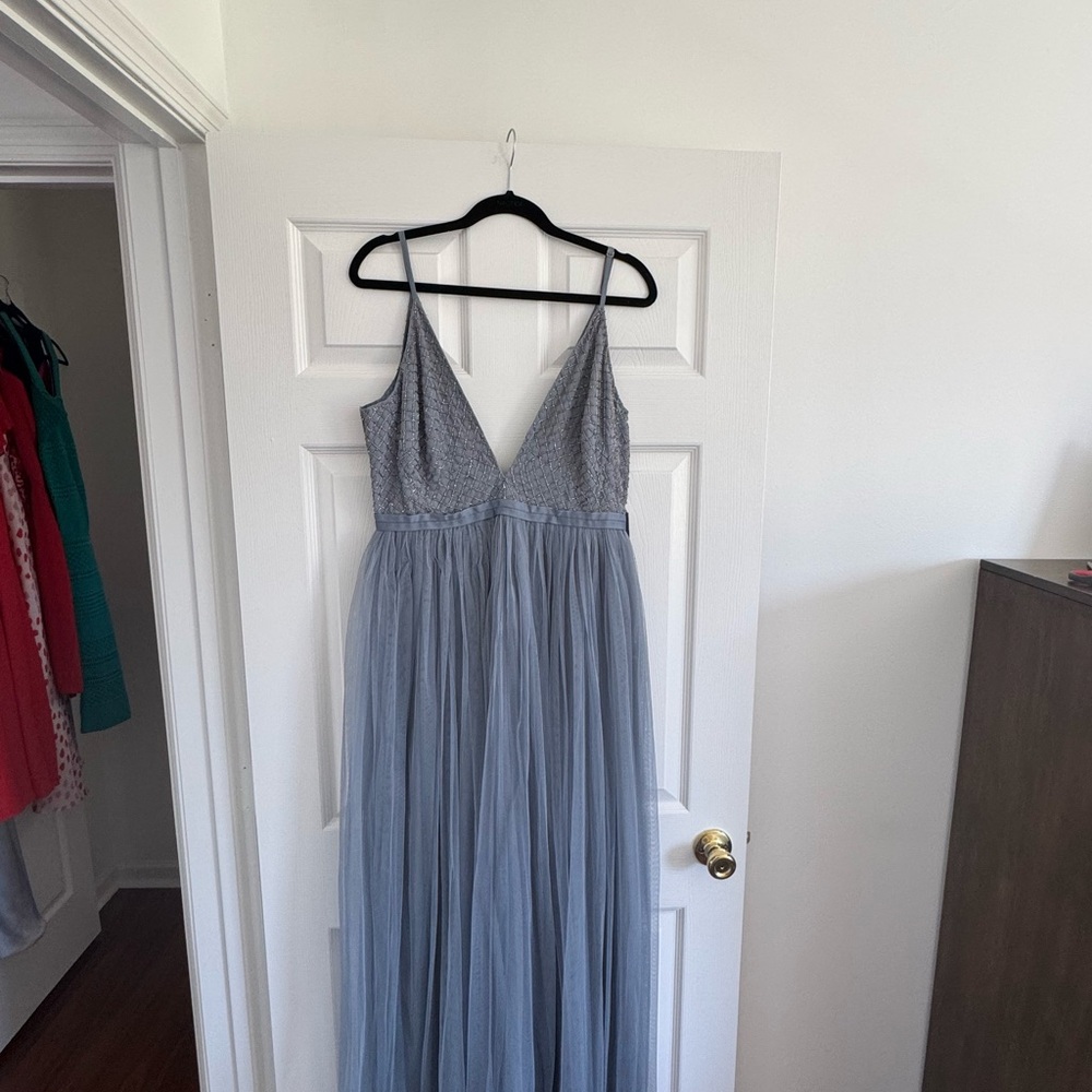 Elegant Blue Evening Gown